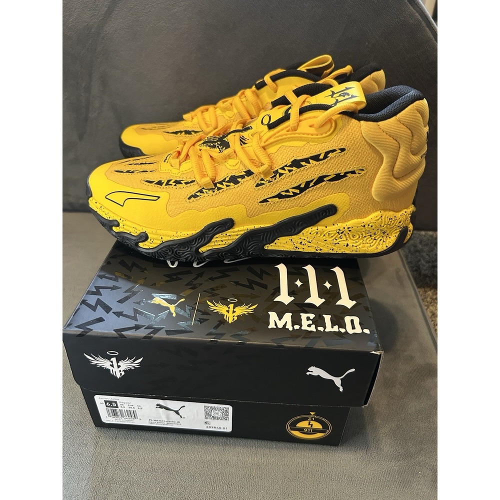 PUMA LaMelo Ball MB.03 Porsche Jr US 6.5 Sport Yellow 309848-01 w/ Box